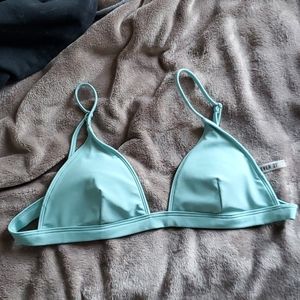 Turquoise bikini top